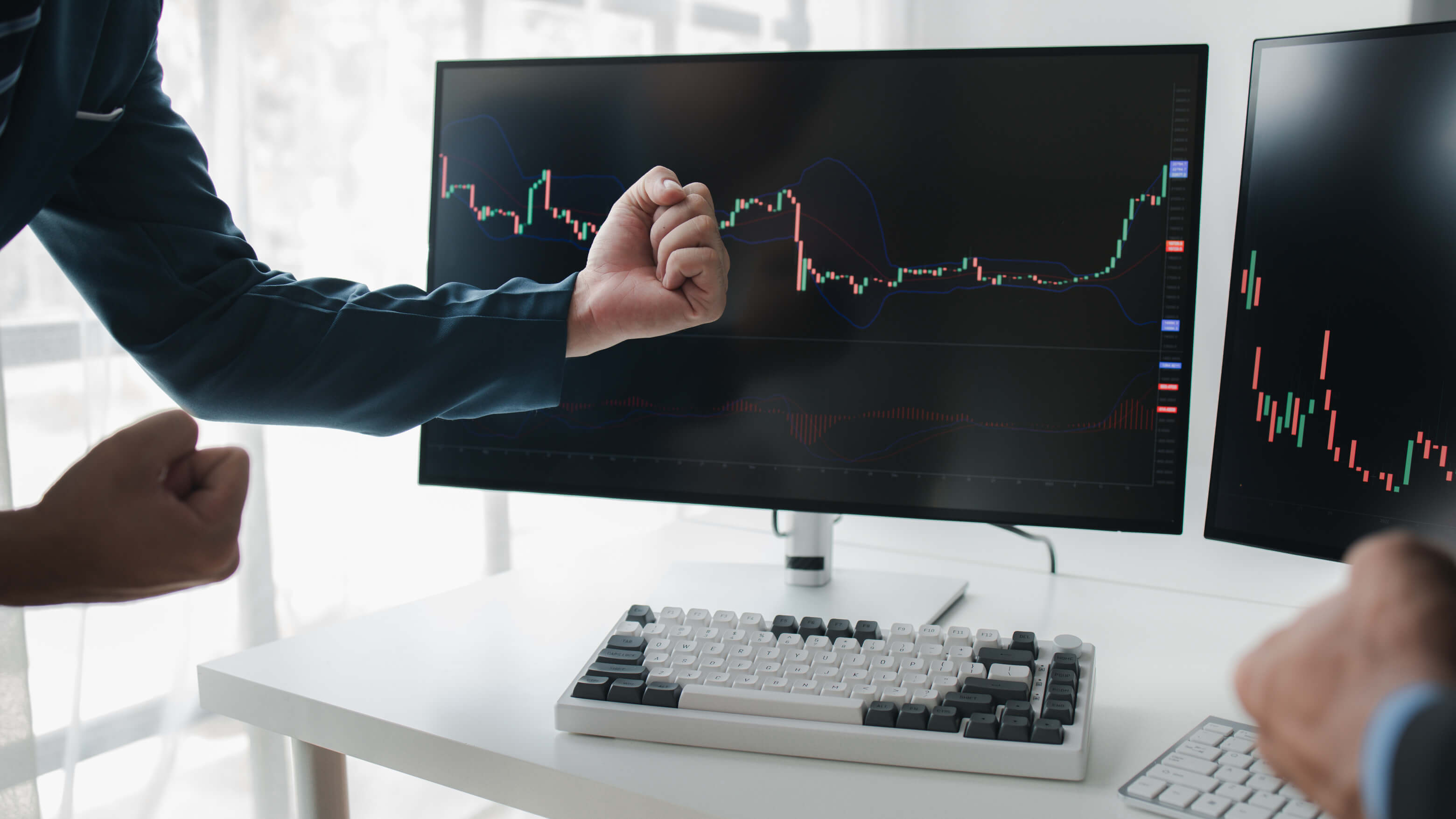 Close-up trading analysis
